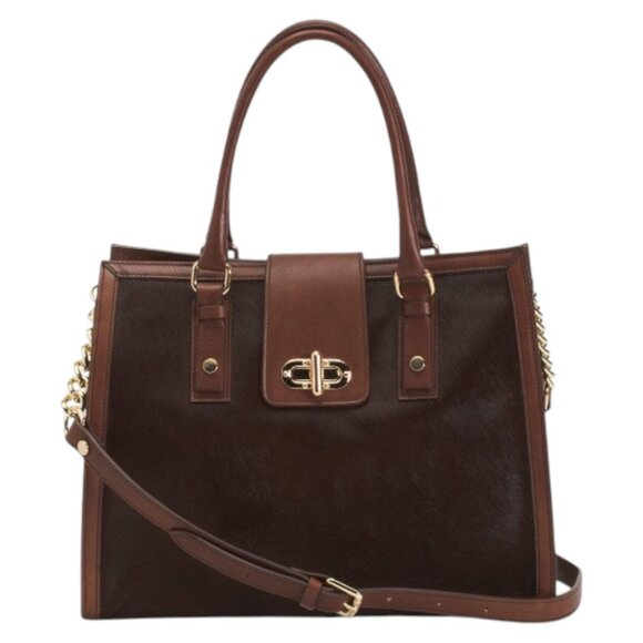 CAVALCANTI Made In Italy Leather Satchel - Picture 1 of 3